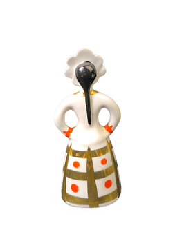 Фарфоровая статуэтка "Матрешка-невеста" Дулево