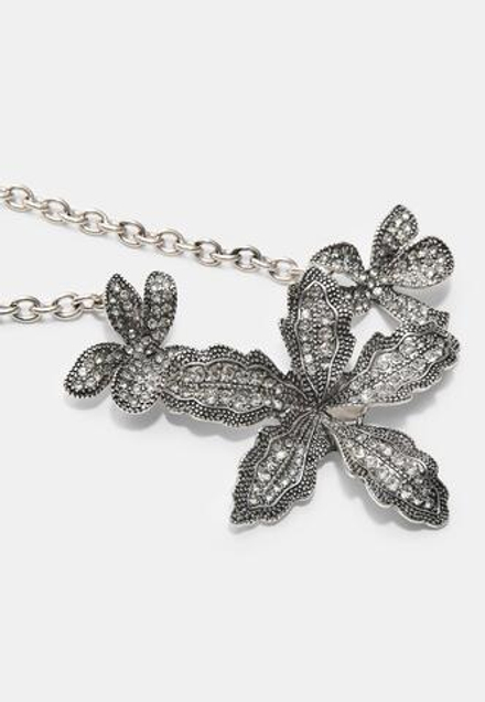 STRADIVARIUS Ожерелье со стразами, серый