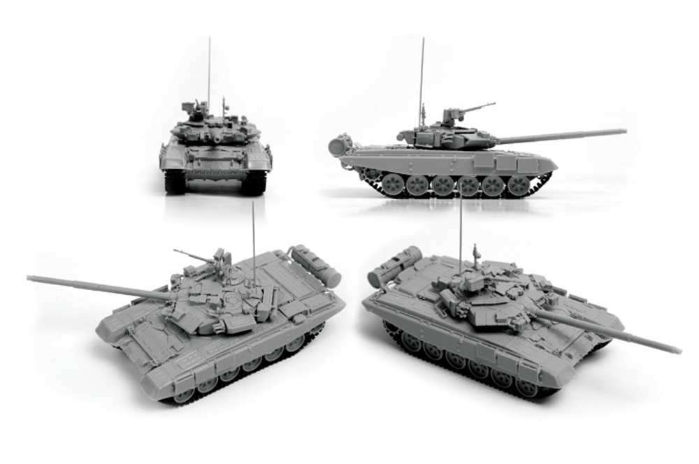 Сборная модель "Российский основной боевой танк Т-90"