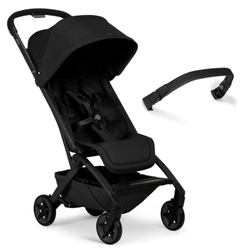 Детская прогулочная коляска Joolz Aer 2 SE с бампером и подстаканником Space black