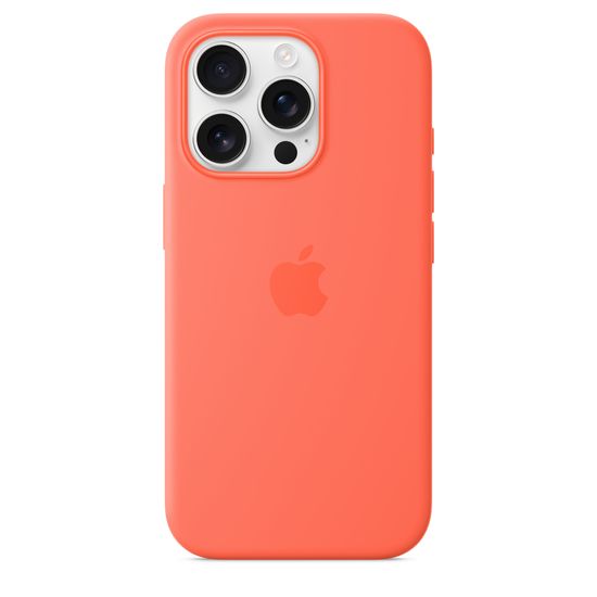 Apple Silicone Case with MagSafe iPhone 16 Pro Tangerine