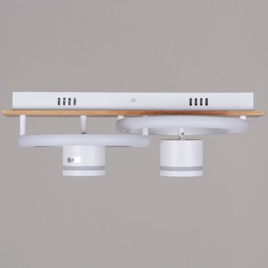 29560-0.3-2+2 WH+WOOD светильник потолочный