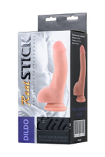 Реалистичный фаллоимитатор на присоске RealStick Elite, TPR, телесный, 19 см