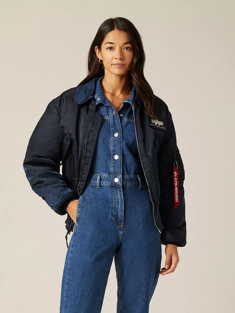 Куртка Alpha Industries CWU 45/P Replica Blue (женская)