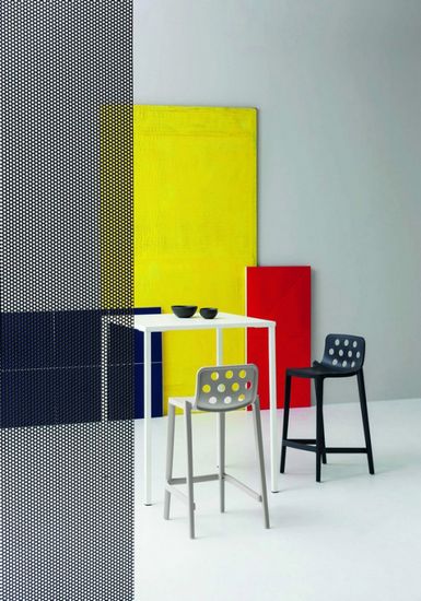 Стул пластиковый барный Isidoro 76 Италия