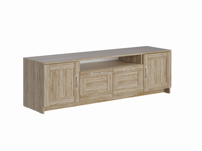 Тумба Сириус 2 двери и 2 ящика 156х47 (сонома)