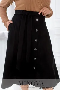 Юбка 2394-черный Minova