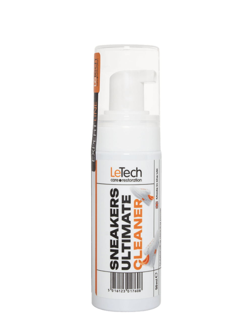 LeTech Expert Line Пенный очиститель для обуви Sneakers Ultimate Cleaner 50мл