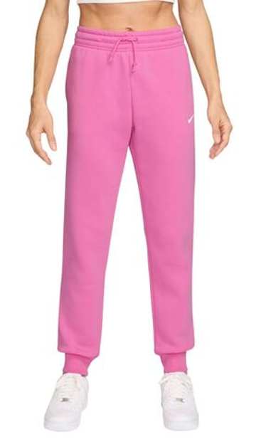 Женские теннисные брюки Nike Sportswear Phoenix Fleece - playful pink/sail