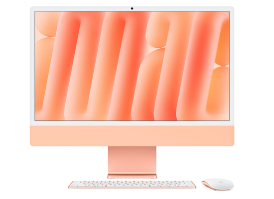 Apple iMac 24" Retina 4,5K, M4 2024 (10C CPU, 10C GPU), 16 Гб, SSD 1 Г Тб, оранжевый