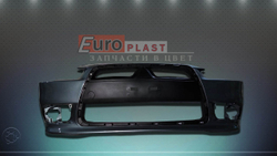 Передний бампер MItsubishi Lancer 10 Серый A39 - STONE_GRAY