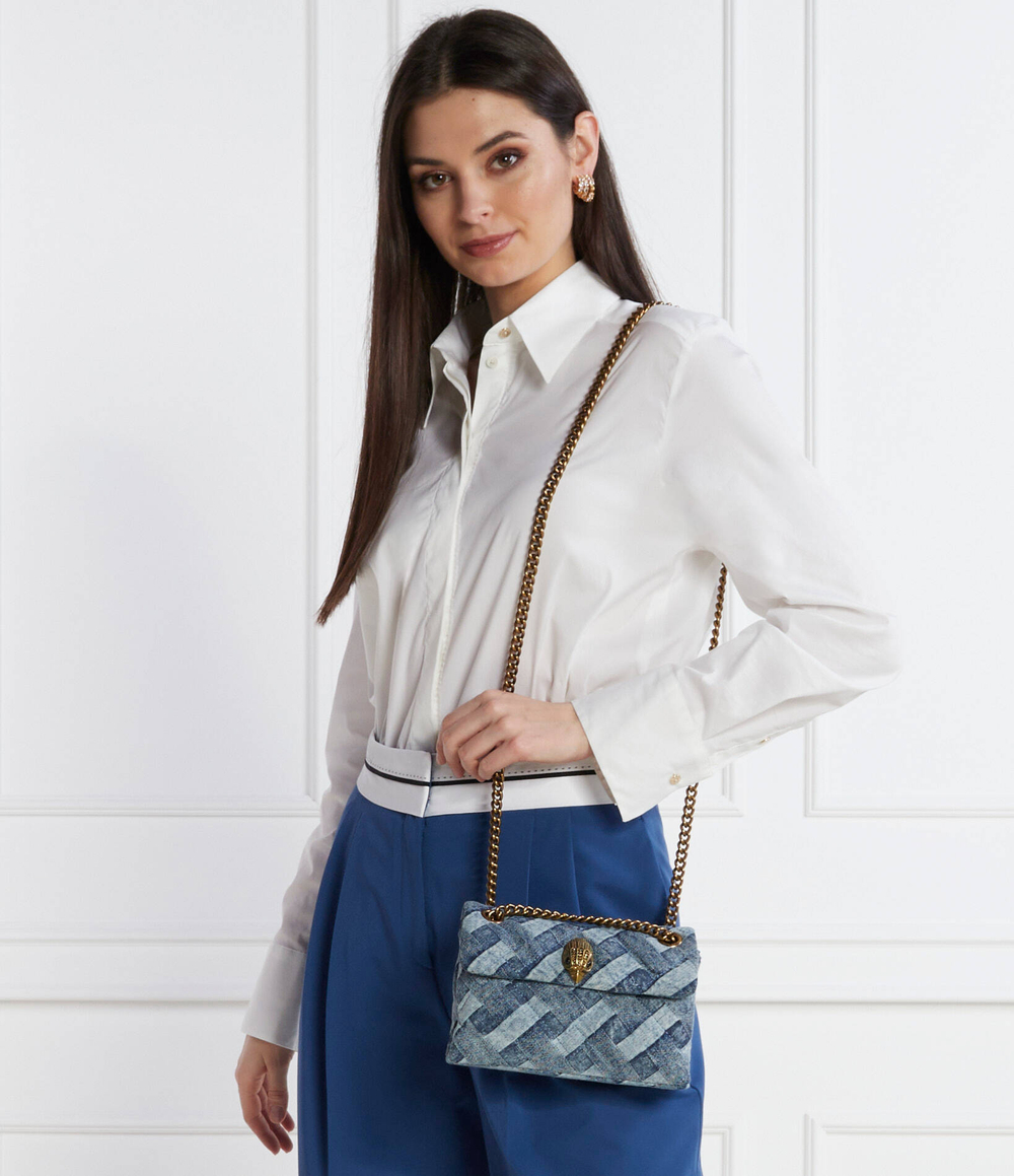 Сумка через плечо MINI KENSINGTON SOFT Kurt Geiger - голубой(8885588669)