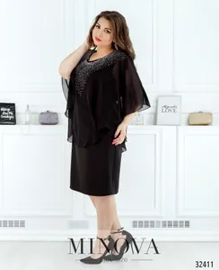 Платье 8612-черный Minova