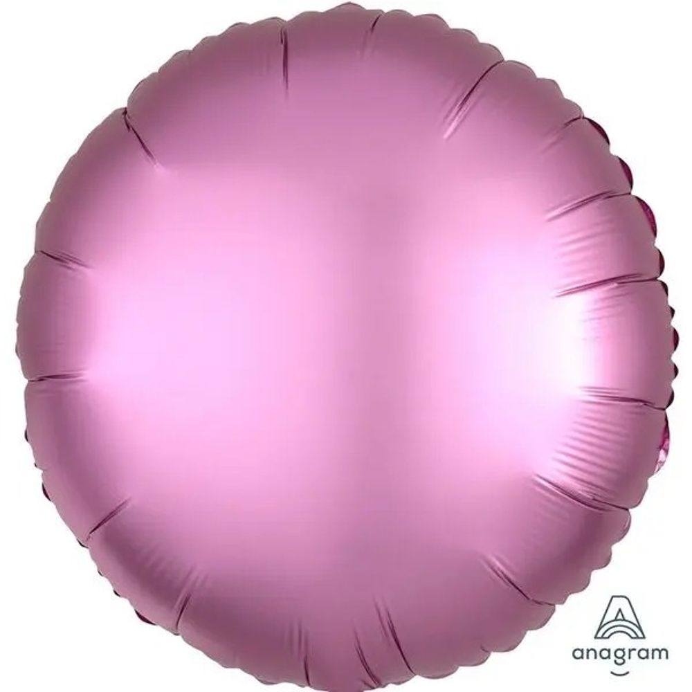 Круг Сатин Розовый An 18" 