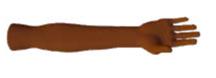 Тренажер-симулятор для отработки навыков внутривенных, внутрикожных, подкожных инъекций