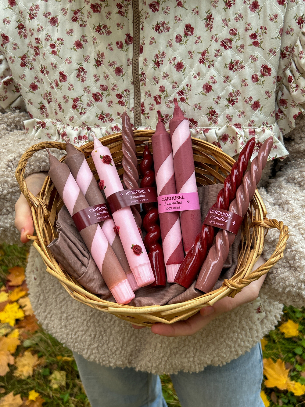 Набор из двух свечей глянцевых Candy Pop Rosecore