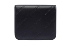 Balenciaga Logo Embossed Cash Flap Cardholder