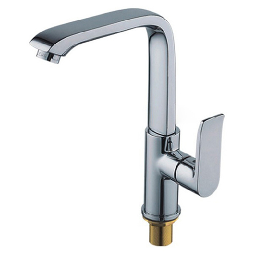 Смеситель для кухни 35к L4034-2 Ledeme высокий излив, боковая, под гайку, латунь