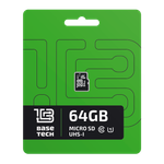 Карта памяти BaseTech 64Гб microSDXC, C10/UHS-I U1 (BTMSD064GU1)