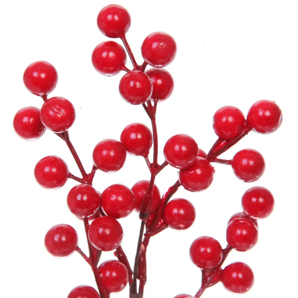 Ветка декоративная «Красочная зима» 25 см