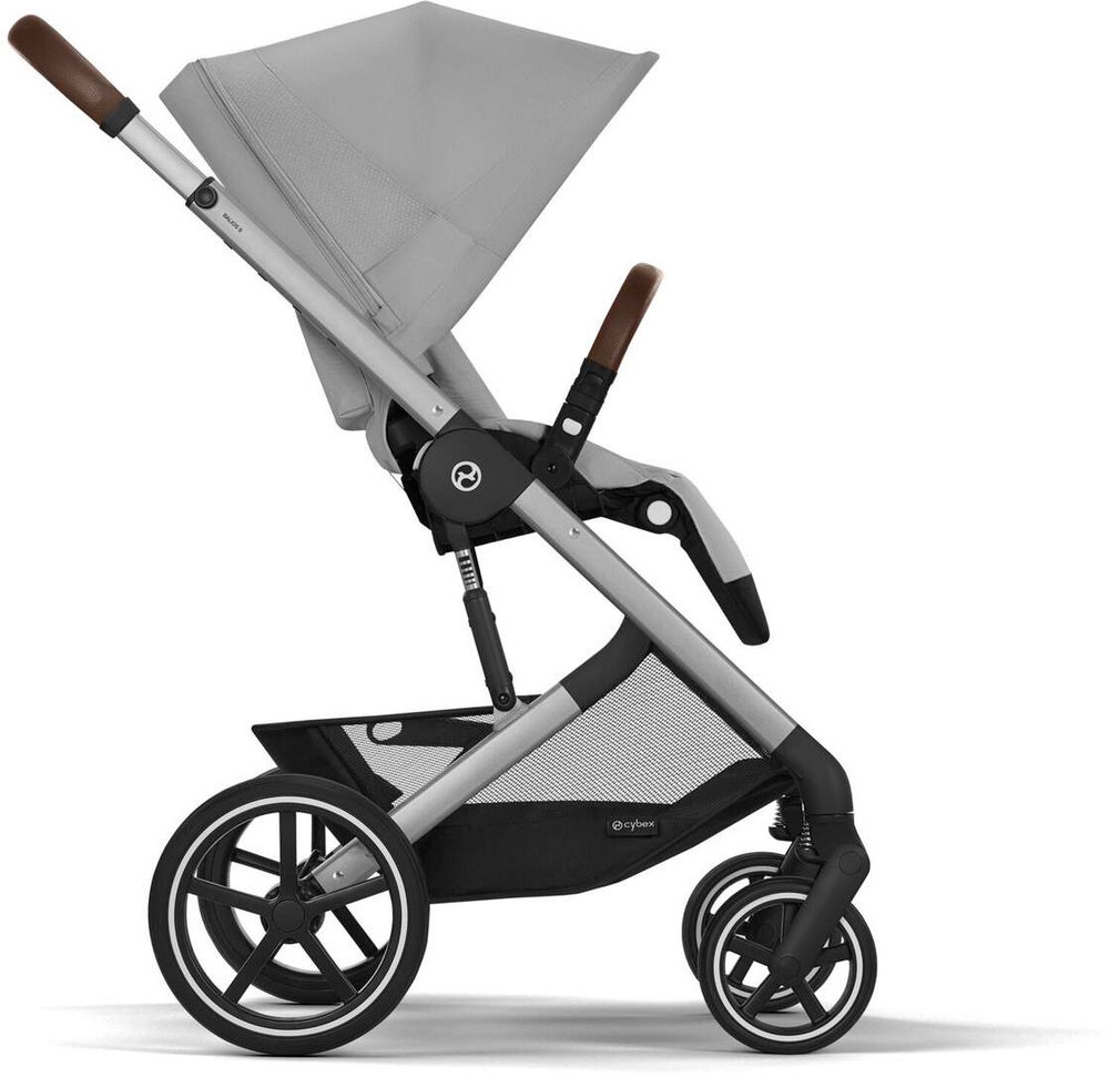 Cybex Детская коляска Balios S Lux BLK 2 в 1 цвет Stone Grey