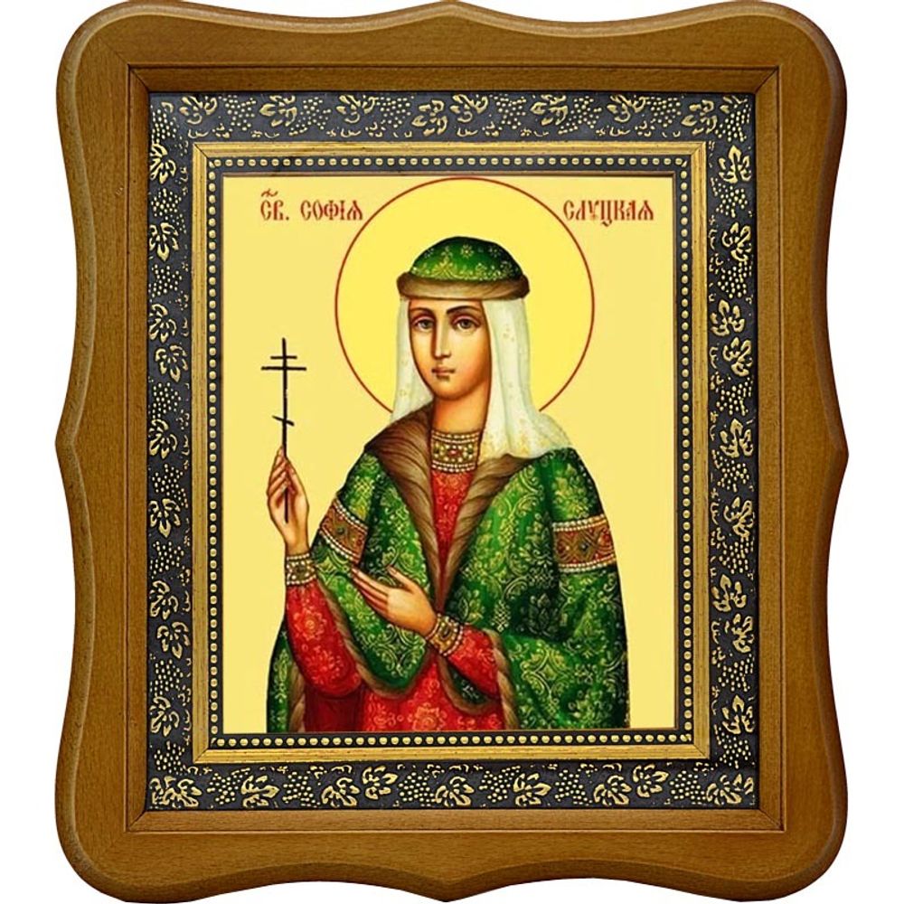 София Слуцкая Праведная. Икона на холсте.