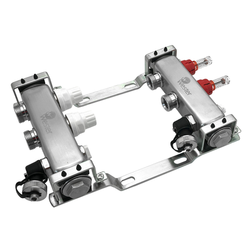 Коллектор с расходамерами 1"-3/4" - 2 вых. Wester MUFS