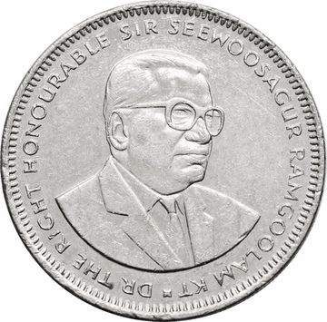 1 рупия 1987-2010 Маврикий