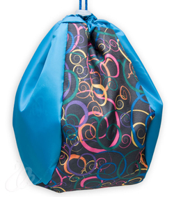 Спирали/голубой