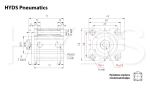 SDA 25x50 Пневмоцилиндр