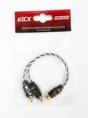 Kicx MRCA 02M межблочный кабель (1мама х 2 папа)