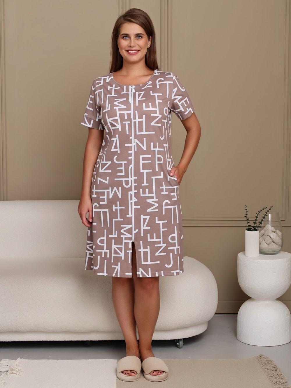 Халат Мотивы Виотекс БЕЖЕВЫЙ