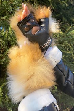 Брелок из меха «Енотик»