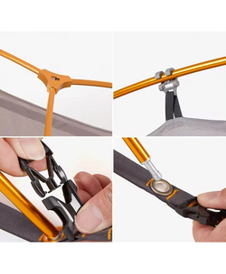 Палатка Naturehike Cycling Si 1-местная, алюминиевый каркас, сверхлегкая, янтарная