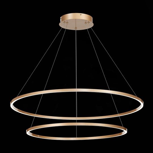 ST605.243.91 Светильник подвесной ST-Luce Золотистый/Белый LED 1*91W 4000K