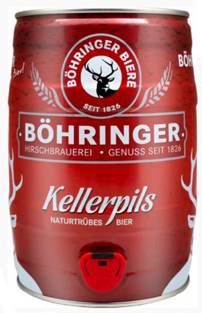 Пиво Борингер Келерпилс / Bohringer Kellerpils 5л