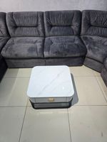 Стол журнальный квадрат малый с тумбой