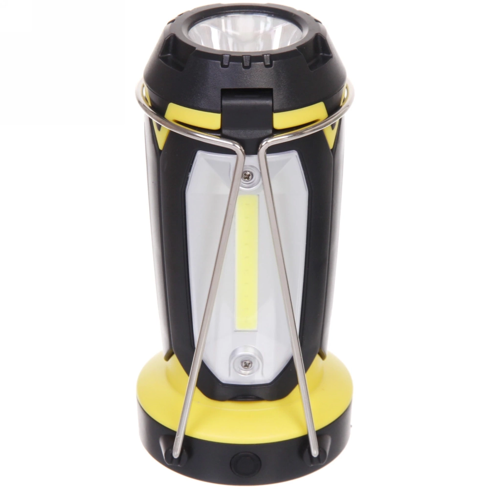 Фонарь туристический, 6 режимов, 1XPE+3COB, аккумуляторная батарея 1200mAh, 7*14.5см, USB 8801