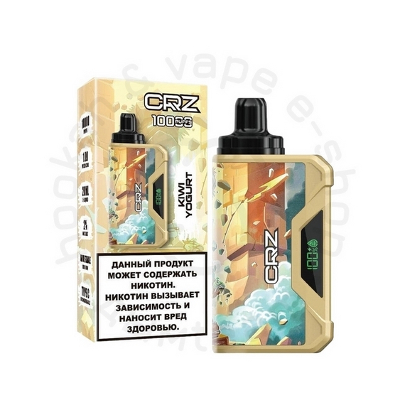 Одноразовая ЭС CRZ 10 000 &quot;Киви йогурт&quot; (Kiwi yogurt) (М)