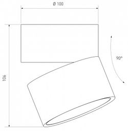 Накладной светильник Elektrostandard Klips a050525