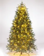 Елка с гирляндой встроенной «Эльга» (Литая хвоя) от 1,5 м до 3 м