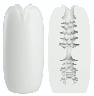 Белый мастурбатор-вагина Olga (Цвет: белый)