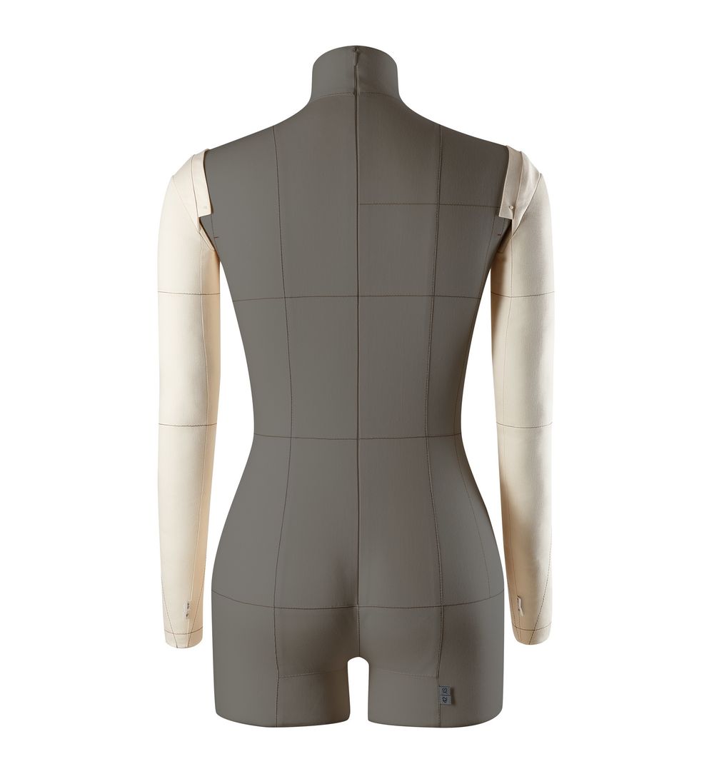 Комплект ручек к мягкому манекену Моника, бежевые, размер 42-44, тип фигуры Песочные часы