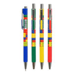 Ручка шариковая, автоматическая, Vinson, синие чернила, серия "Fashion", 24 шт