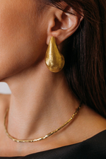 Серьги "Дутые капли"