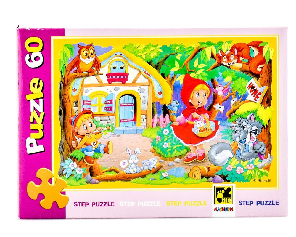 Пазл 60эл. "Красная шапочка" (Степ пазл)