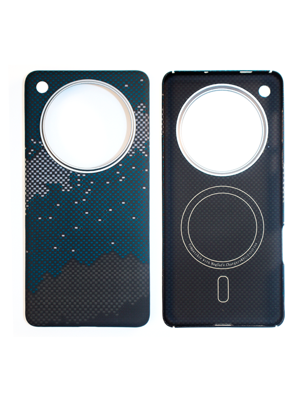 Карбоновый чехол для Oppo Find X8 Pro with MagSafe Галактика (Galaxy)