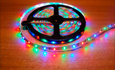 Светодиодная лента SMD5050/60, 12V, 14,4W, IP20, RGB ELEGANZ