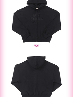 (ПРЕДЗАКАЗ) товары IRENE - Biggest Fan OFFICIAL MD ZIP-UP HOODIE SET CHARCOAL