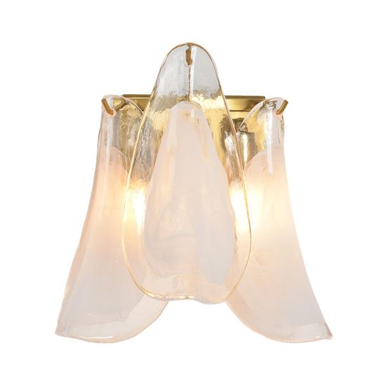 8385/1W NEOCLASSI LN золото/белый, металл/стекло Бра E14 40W 220V PLUME